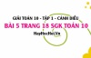 Giải bài 5 trang 18 Toán 10 tập 1 SGK Cánh Diều